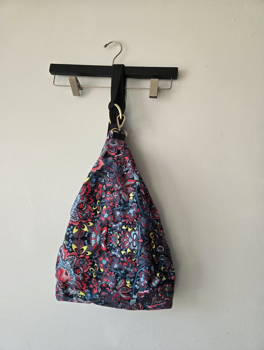 Black Butterfly Travel Bag Floral Print